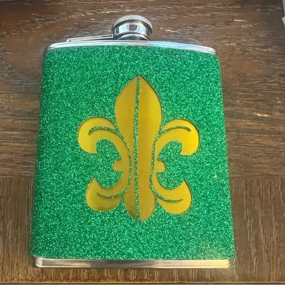 Fleur de lis Flask